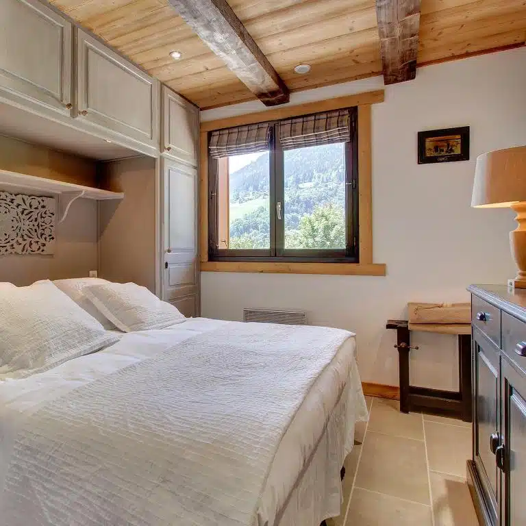 chambre cosy de charme au lodge l'ours blanc en Haute Savoie