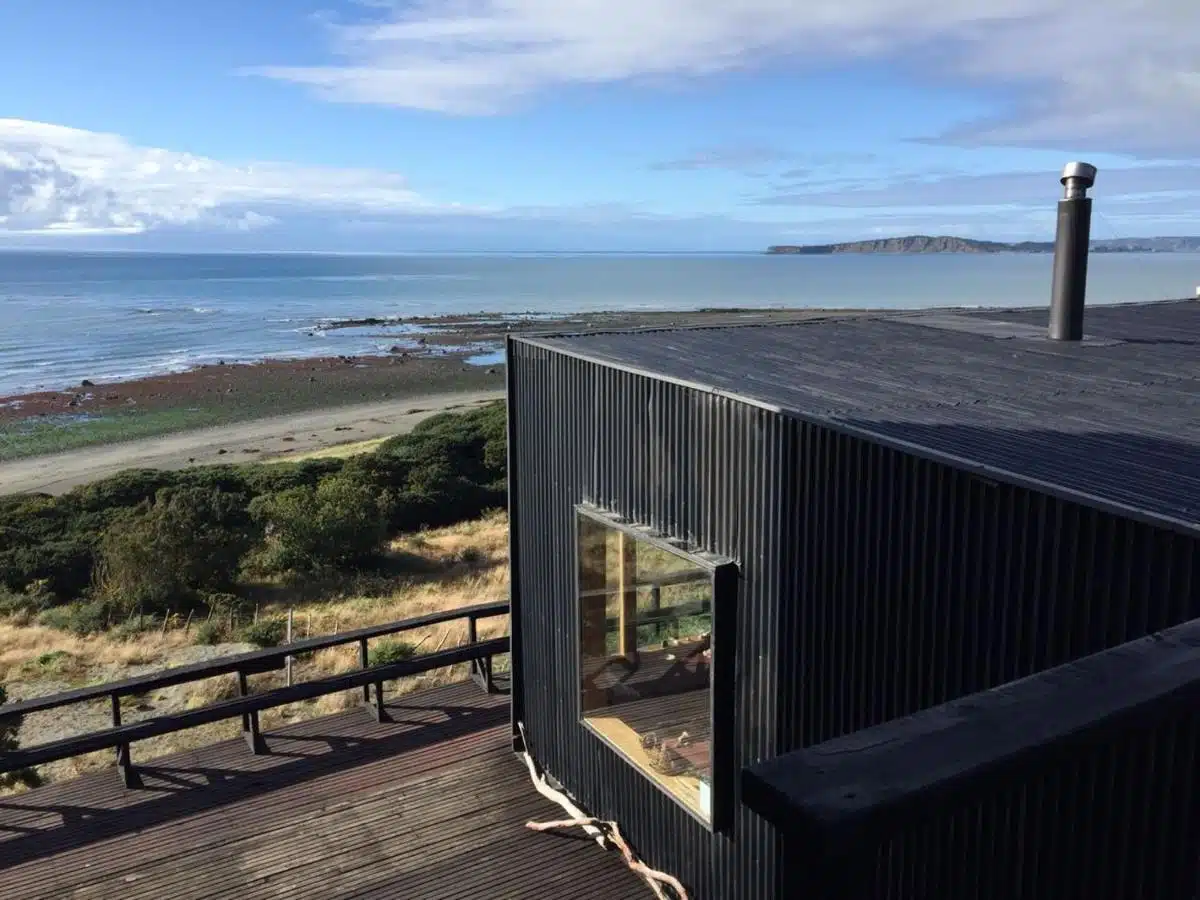 vue de la mer intérieure depuis l'île de Chiloe