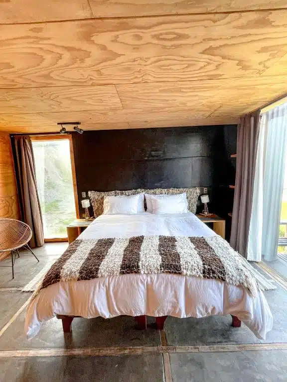 chambre d'hôtes cosy et simple sur une île au Chili