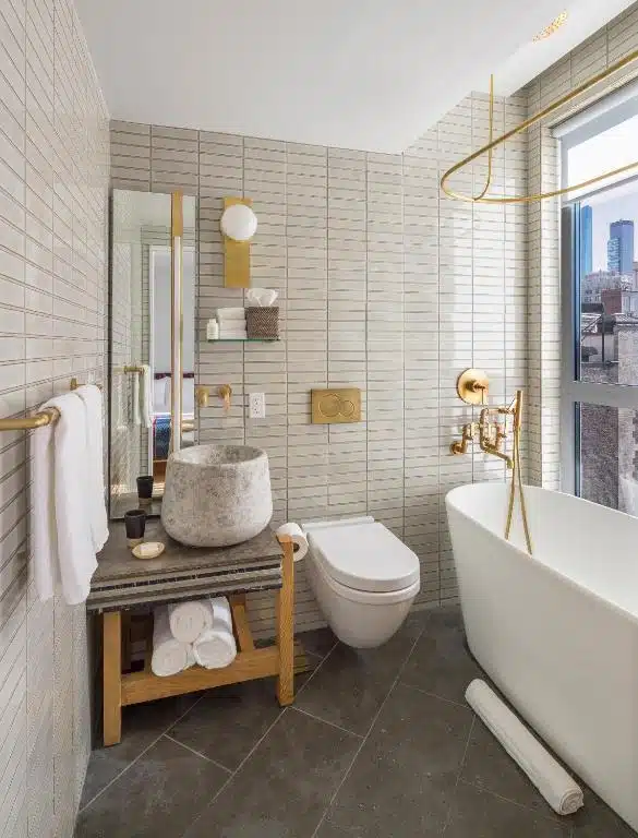 salle de bain de l'hôtel Made Hotel idéalement situé dans Manhattan