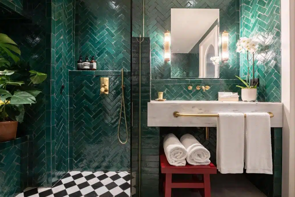 salle de bain de l'hôtel Vico Milano à Milan